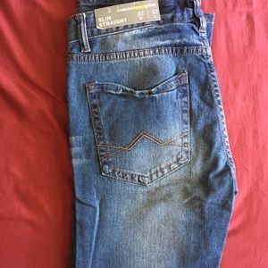 New carbon slim-straight jeans